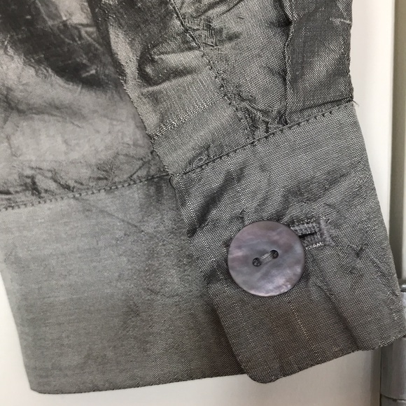 Dana Buchman grey silk jacket - Picture 6 of 15